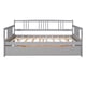 thumbnail image 3 of Full Size Daybed Wood Bed with Twin Size Trundle,Gray, 3 of 3