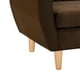 thumbnail image 3 of Sofa Bote 1c Felpa 05 Chocolate, 3 of 6