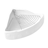 Ioensy - Caja De Arena Para Conejos, Orinal De Cerámica Para Mascotas, Inodoro Para Chinchillas, Cobayas Y Hurones, Color Blanco