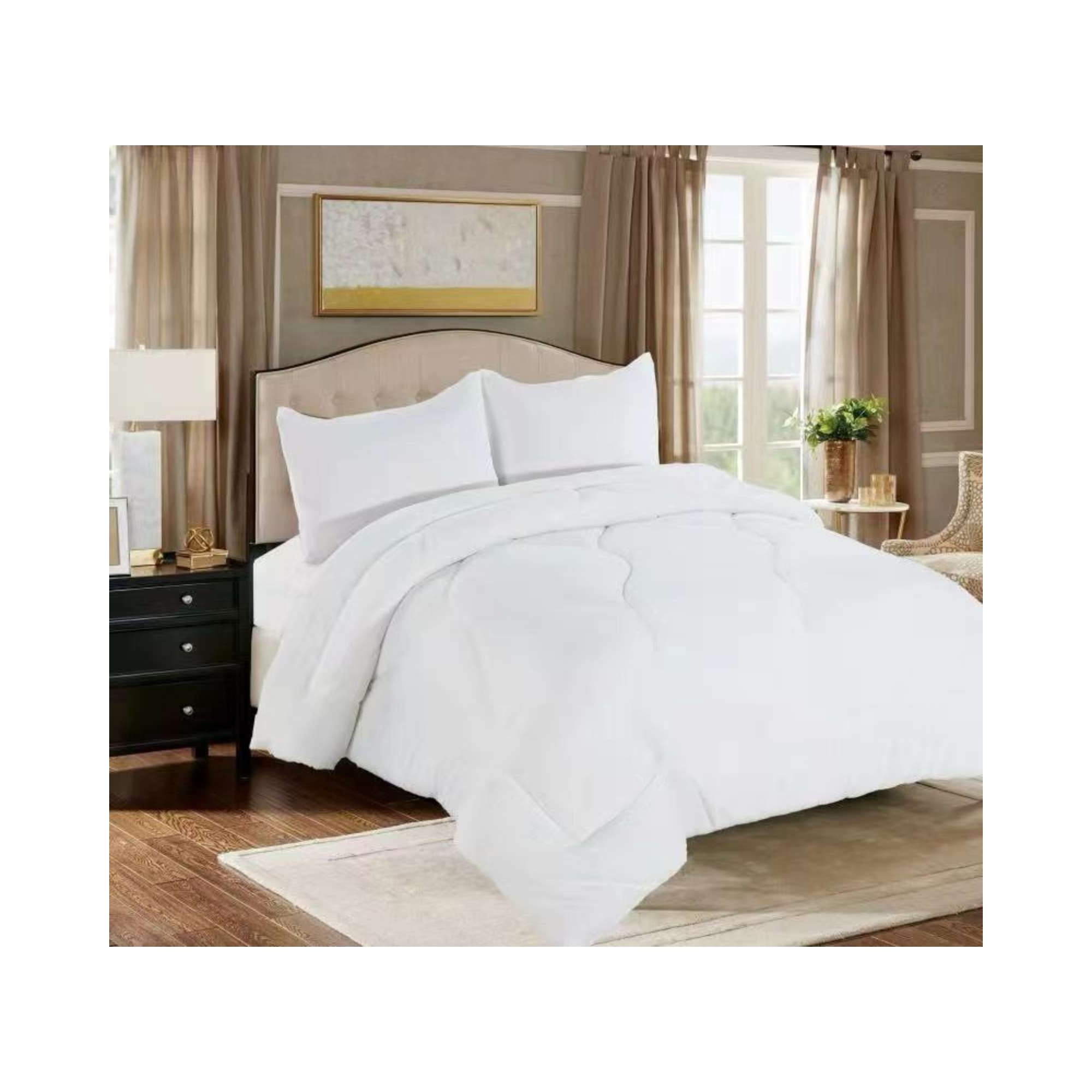 Imac Hogar - Plumon Chiporro De Invierno King Blanco