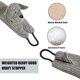 thumbnail image 3 of Under Door Draft Stopper Decorative Wind Stopper, 36 Inch, Grey Dog, 3 of 3