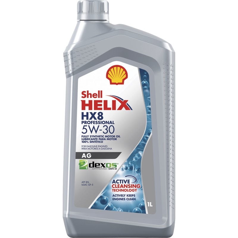Aceite De Motor Sintetico 5w-30 Helix Hx8 Ag 1 Lt 1 L Shell