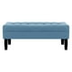 thumbnail image 1 of Banqueta Wood 2c Felpa 00 Azul Petroleo, 1 of 4