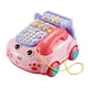 thumbnail image 3 of Juguetes de teléfono Juguete de teléfono con luz Educación temprana Desarrollo musical Juegos de simulación de llamadas telefónicas para Niños Rosa, 3 of 5