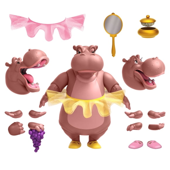 Figura de acción Super7 Ultimates! Disney Fantasia Hyacinth Hippo