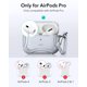 thumbnail image 2 of Funda ESR para AirPods Pro de 2.ª generación con HaloLock Gray, 2 of 9