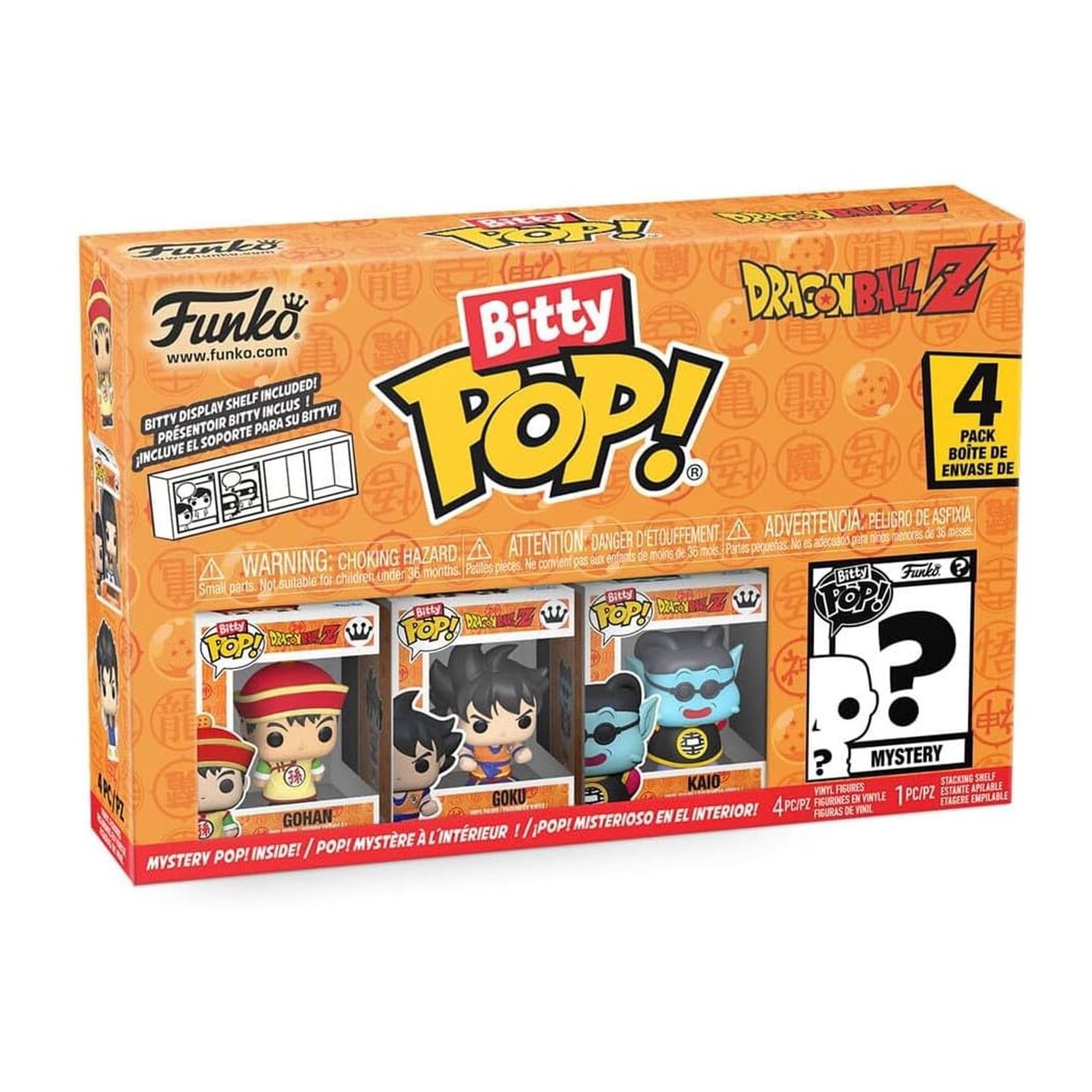 Funko Bitty Pop! Dragon Ball Z Paquete De 4 Figuras De 2.2 Cm