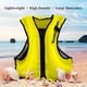 thumbnail image 4 of Chalecos de snorkel, chaquetas inflables ligeras para buceo, surf, natación, deportes acuáticos al aire libre, 4 of 6