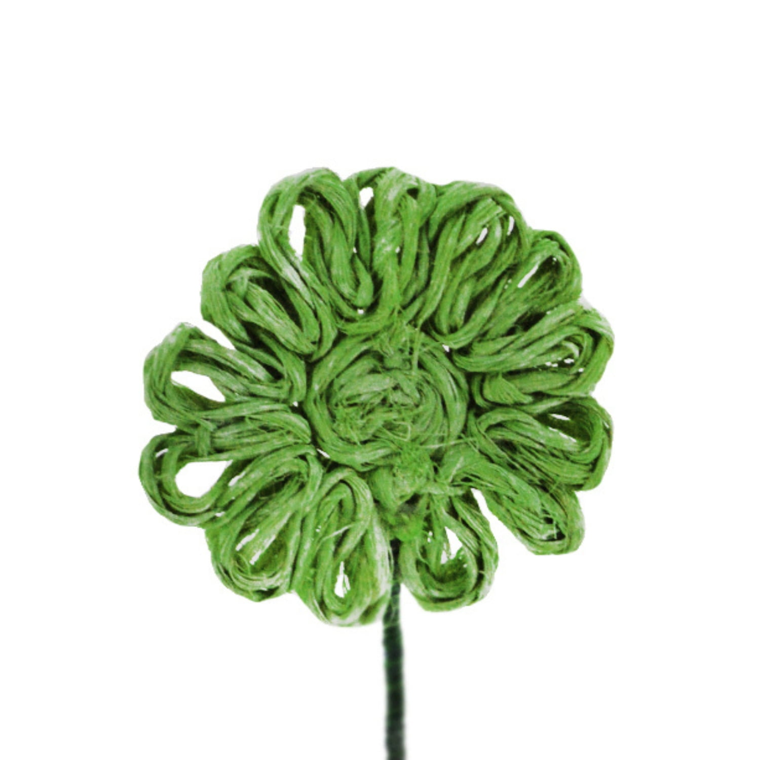 Homeessentials - Flor Yute Verde 30 Cm Pack 6 Un.