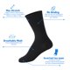 thumbnail image 4 of Calcetines Forcool Diabéticos Crew 6 pares Negro XL, 4 of 8