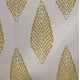 thumbnail image 4 of Cojín Plutus Brands de color verde y beige con hojas grandes y florales, 4 of 9