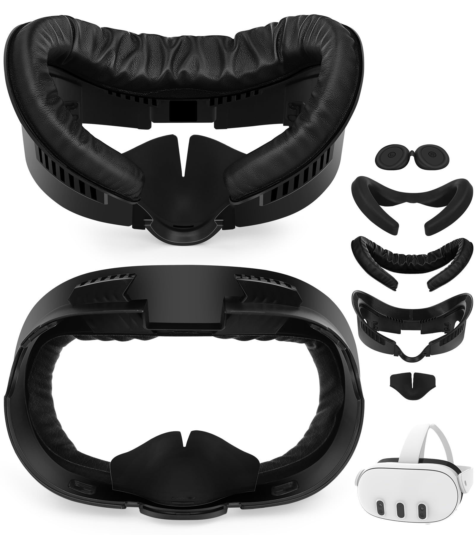 Yrxvw - Interfaz Facial Y Almohadilla Facial Para Oculus Quest 3