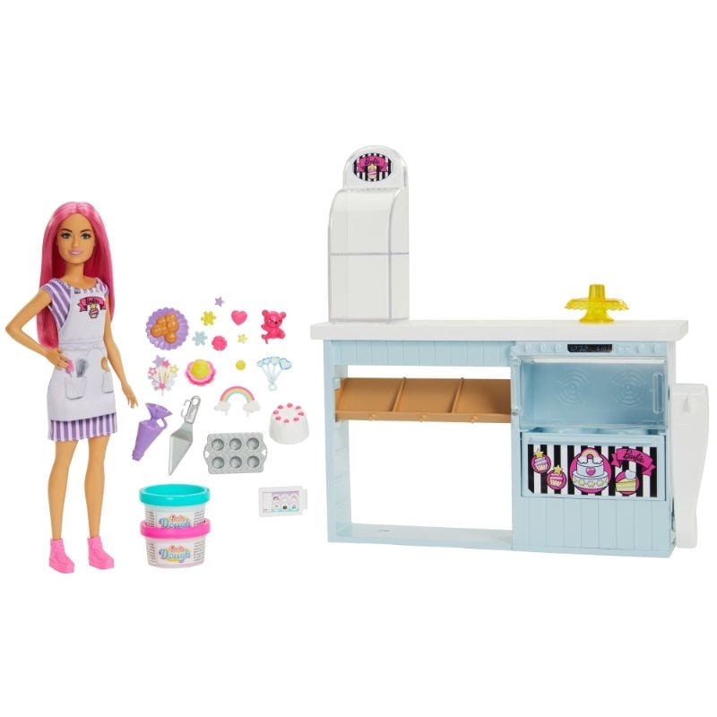 Barbie - Muñeca Careers Set De Repostería Para Decorar.
