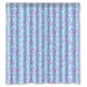 thumbnail image 1 of Cortina de ducha con símbolo de la paz rosa y fondo azul claro, juego de cortina de baño con ganchos, tamaño 66 x 72 pulgadas, 1 of 3
