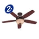 thumbnail image 2 of PACK X2  VENTILADOR TECHO BUILDER DELUXE 52, 2 of 6
