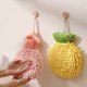 thumbnail image 2 of REGALWOVEN Lindas Toallas de Mano con Bola Peluda de Dibujos Animados, Juego de Toallas de Mano Decorativas Suaves y de Secado Rápido para Baño, Cocina, Inodoro Púrpura de 4 Piezas, 2 of 5