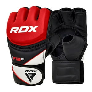 Guantillas Mma Rdx F12 Open Palm Grappling Red - Ggr-F12R Talla S