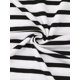 thumbnail image 5 of INSPIRE CHIC Camisones para Mujer de Manga Larga a Rayas Cuello Redondo Midi Ropa de Dormir con Almohadillas para el Sostén Camisón Cómodo XX-Large Rayas Negras, 5 of 6