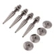 thumbnail image 4 of 4 juegos de altavoces de cobre puro Spikes Pies Base Conos Protectores de piso gris, 4 of 5