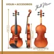 thumbnail image 3 of Violin 4/4 Acustico Ibrah Music Estuche Y Arco + Accesorios Caoba, 3 of 3