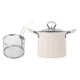 thumbnail image 5 of Olla Para Freír De 3 Litros Con Colador, Sartén De Cocina Para Freír, Fiesta, Cocina, Color Blanco, 5 of 5