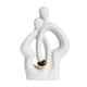 thumbnail image 1 of Estatua De Los Amantes Escultura De Pareja De Cerámica Para Regalos De Boda Dormitorio De Compromiso, 1 of 3