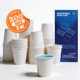thumbnail image 3 of Vasos de papel MOUMOULIFE 85 ml 200 unidades blanco, 3 of 8