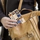 thumbnail image 5 of Madre e Hijos Porta Pasaporte y Cartera de Viaje Premium de Cuero PU, Funda de Pasaporte Bloqueo RFID con Ranuras para Tarjetas de Crédito, Estuche para Libro de Pasaporte para Familia 10cm × 15cm, 5 of 6