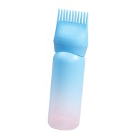 Magideal - Cepillo Para Botella De Tinte Para El Cabello, Recipiente Dispensador Para Teñir El Cabello, Botella De Champú Y Aceite Para El Cabello Para Salón De Azul