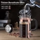 thumbnail image 2 of Cafetera de prensa francesa QUQIYSO 1000 ml de acero inoxidable 304, 2 of 7