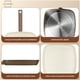 thumbnail image 2 of Sarten Bifera Grill Granito Antiadherente 28cm Chocolate Crema, 2 of 8