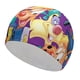 thumbnail image 1 of Bonkers Gorro de Natación de Licra, Gorro de Baño de Tela Cómoda, Gorro Elástico Antideslizante para Hombres, Mujeres y Niños, 1 of 6