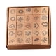 thumbnail image 5 of 25x Mini Sellos Manualidades Sellos De Madera De Bricolaje Para Pintar Diario De Diario Feliz Planificador Clima, 5 of 5