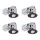 thumbnail image 1 of Kit de Iluminación Empotrada Globe Electric 90965 con 3" LED, Paquete de 4, 1 of 4