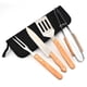 thumbnail image 1 of Utensilios / Kit Parrillero De 4 Piezas En Acero Inoxidable-madera, 1 of 5