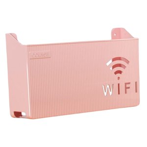 Bothyi - Estante Para Enrutador, Estantes Simples Montados En La Pared Para Sala De Estar, Decoración Del Hogar, Dormitorio, Rosa