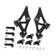 thumbnail image 5 of 2 piezas de soportes de montaje de patas de alerón genérico para alerón trasero de coche, piezas de repuesto portátiles, accesorios premium, reemplazo, 5 of 5