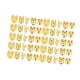 thumbnail image 1 of 40 Piezas Dreadlocks Beads Aros para Trenzas Joyería de Cabello Moda Aleación Duradera Apertura Ajustable Adecuado para Jóvenes Fiestas Uso Personal Oro 50 piezas, 1 of 5
