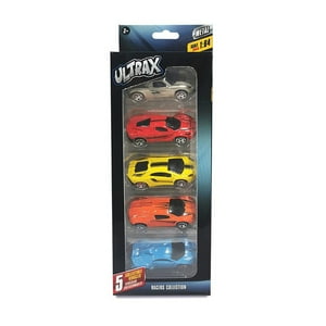 Pack De 5 Autos Metálicos Ultrax