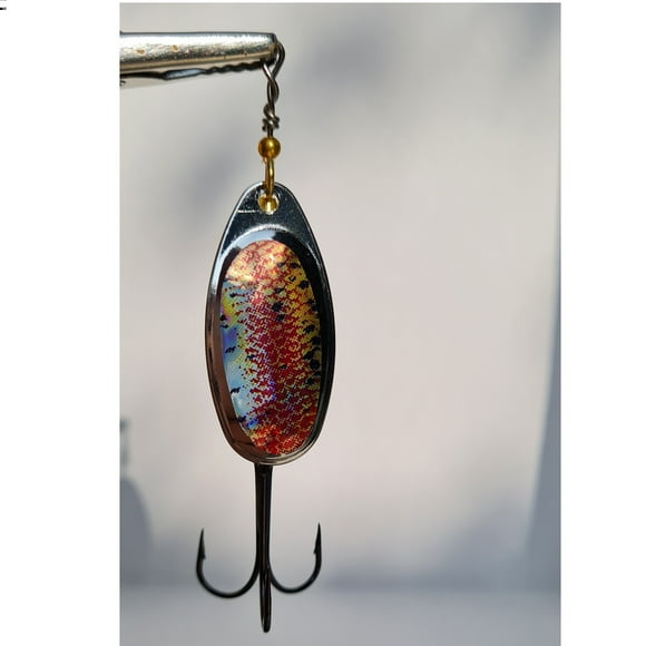 Spinner Cucharilla Plata-trucha #4 10grs 8,3cms