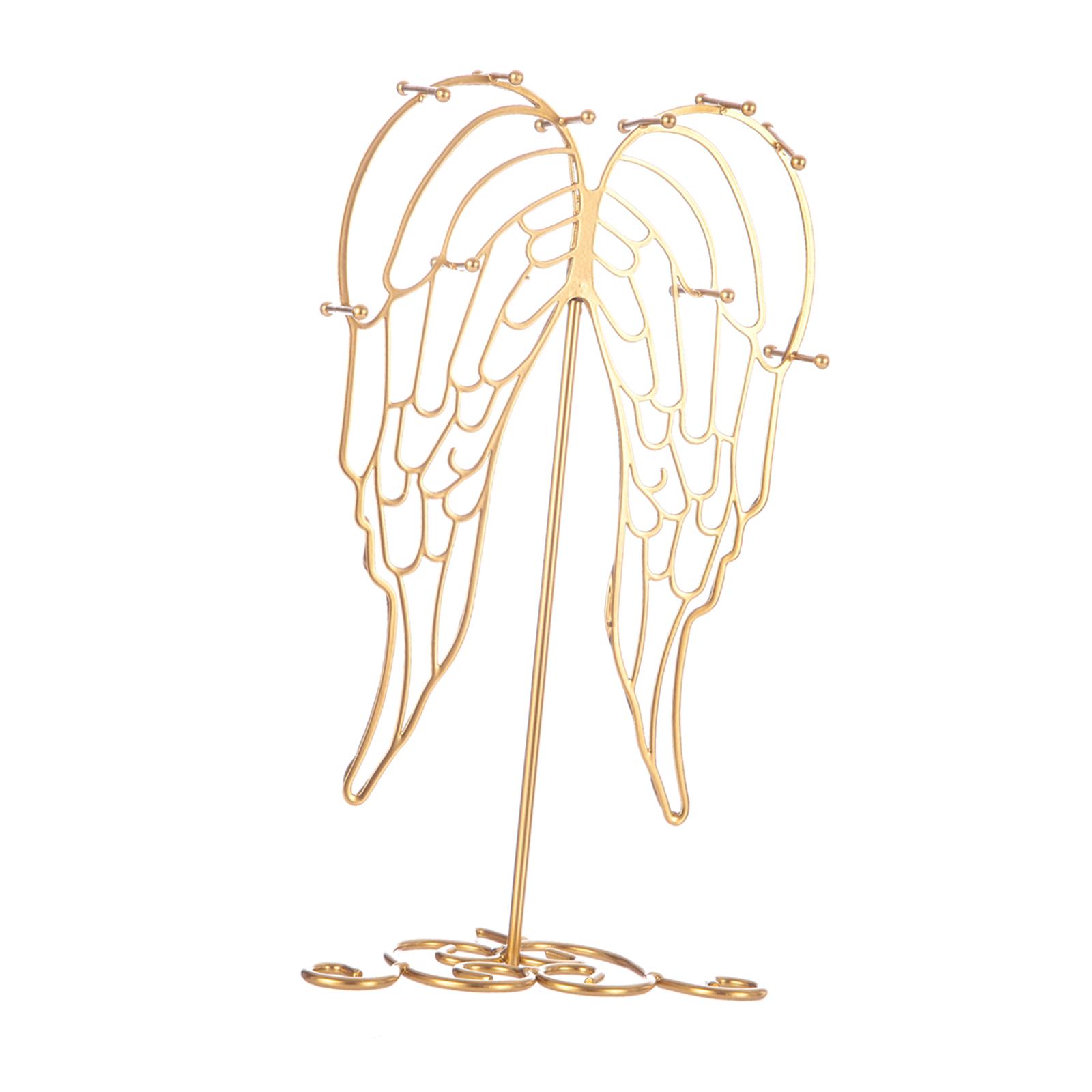 Magideal - Ángel Moderno Que Cuelga El Organizador De La Joyería Torres Independientes Estante De Exhibición Pendiente Titular Para Pulseras Pendientes A