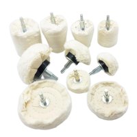 Ioensy - Almohadillas Para Pulir Ruedas Para Pulir Varias Formas Para Metal Plástico Cerámica 10 Piezas