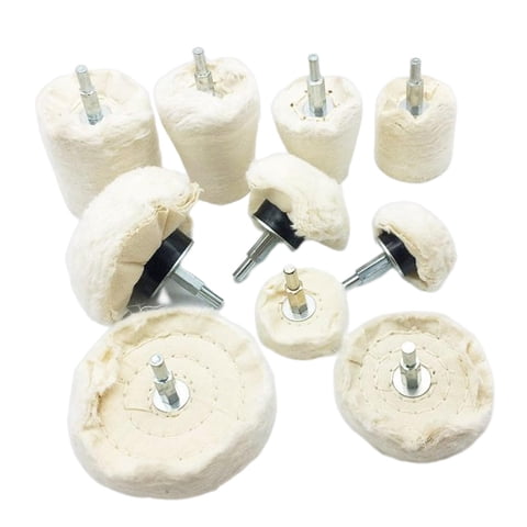 Ioensy - Almohadillas Para Pulir Ruedas Para Pulir Varias Formas Para Metal Plástico Cerámica 10 Piezas
