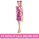 thumbnail image 4 of Muñeca Barbie de cabello divertido y elegante con cabello rubio extralargo, 4 of 6