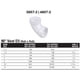thumbnail image 2 of Codo de PVC de 90° NIBCO C4807 blanco 5 cm 2", 2 of 2