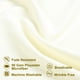thumbnail image 4 of PiccoCasa 1800 Microfibra Transpirable Fundas de Almohada con Cremallera Juego de 2, King Beige 20"x36", 4 of 7