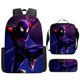 thumbnail image 1 of 3pcs/set Kids Spiderman School Bags For Boys Girls 16inch Marvel Superhero Backpack Children Primary Book Bag Schoolbag, 1 of 3