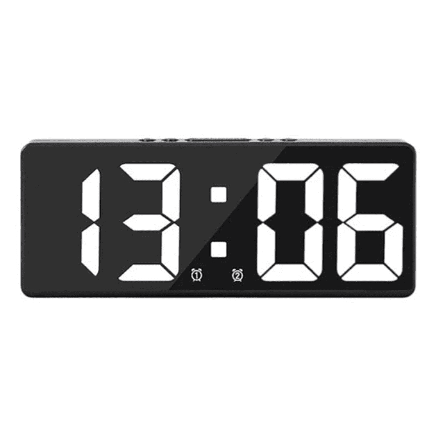 Crusec - Reloj Despertador Led Multifuncional, Dormitorio Oficina