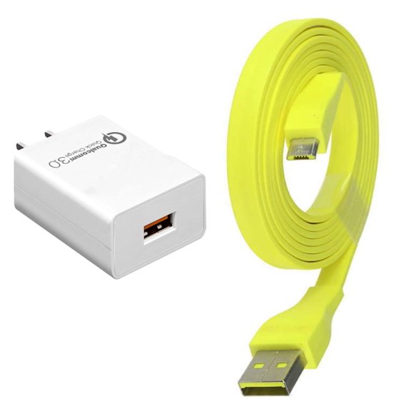 Cargador USB ienza QC3.0 con cable Micro USB para altavoces UE Boom, Megaboom y Wonderboom