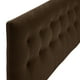 thumbnail image 3 of Respaldo Botone Felpa King Chocolate, 3 of 5